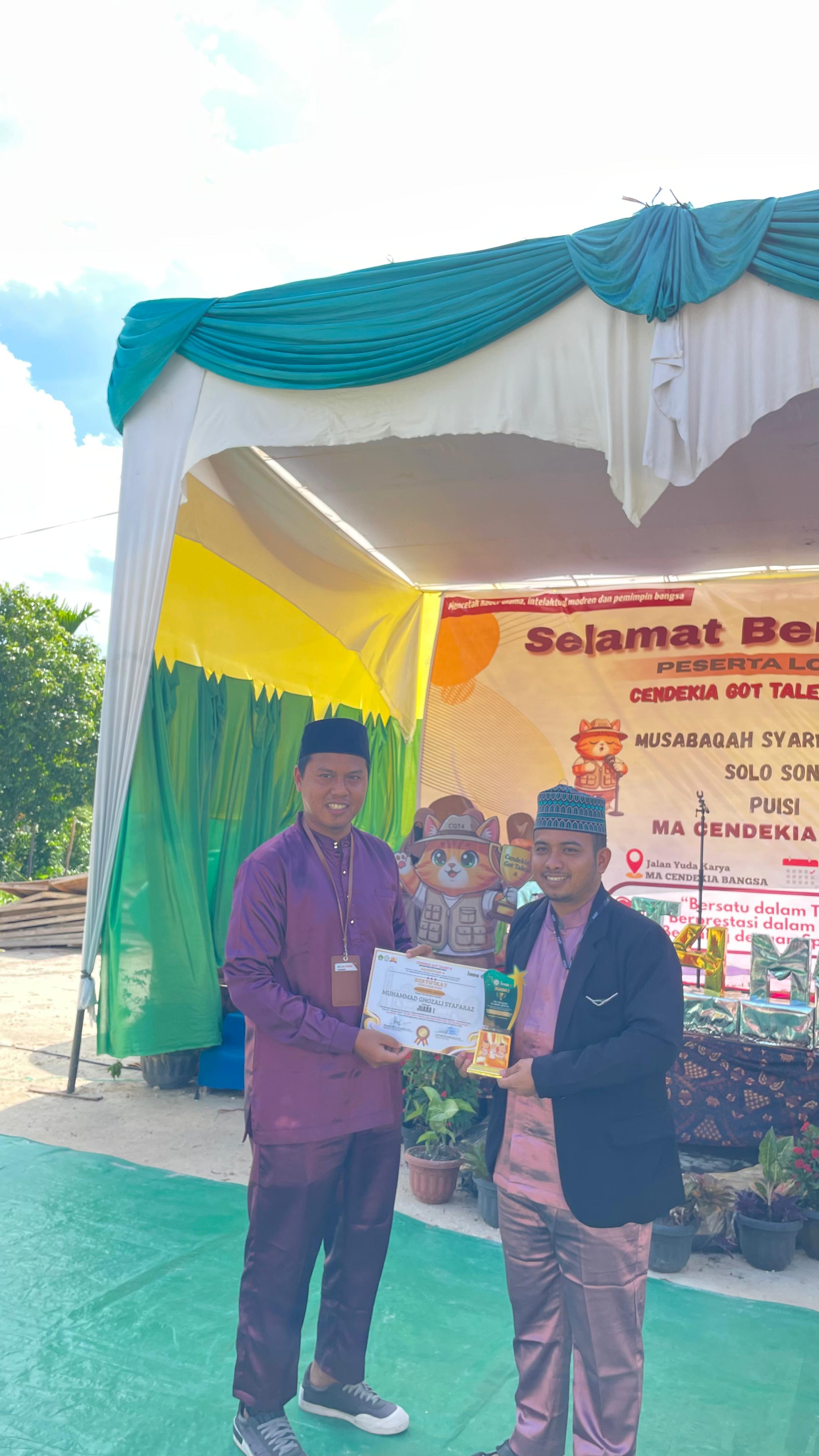 MTs Fadhilah Pekanbaru Raih Juara 1 Syarhil Qur'an Tingkat Provinsi Riau